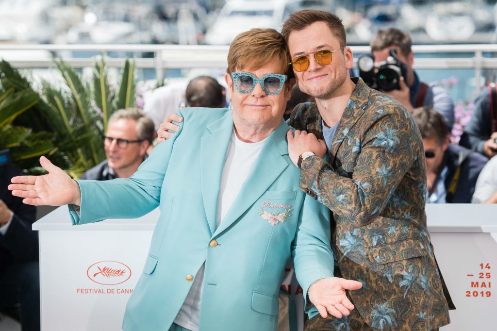 Taron Egerton and Elton John